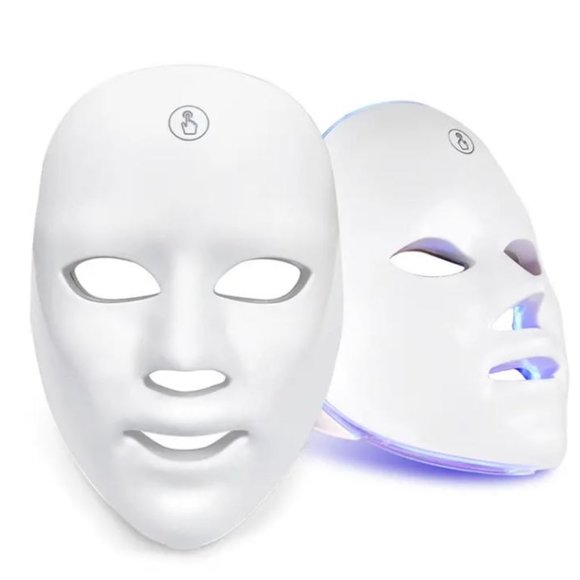 LED Face Mask 7 Colors Light Rejuvenation Facial Skin Care Mask (Rechargeable) - Picture 7 of 15